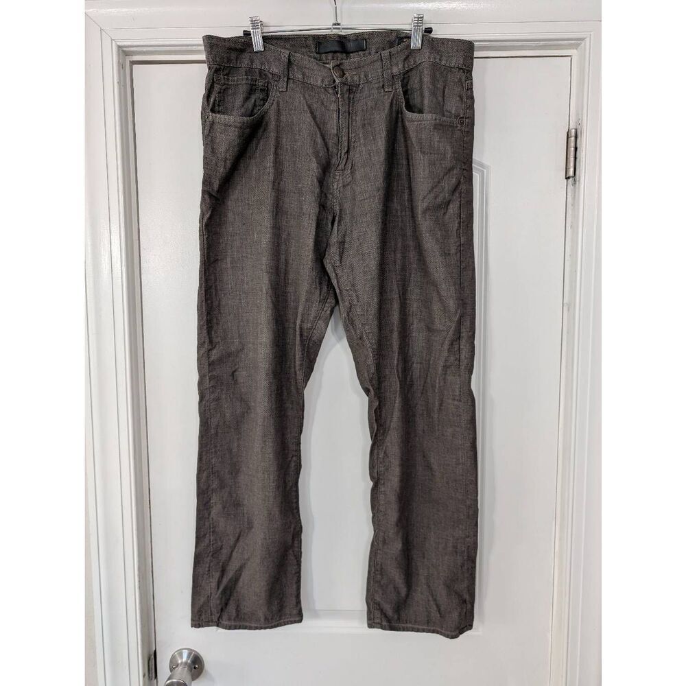 Agave Denim Waterman‎ Relaxed Straight 5 Pocket Jeans men's 35 brown